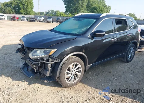 2014 Nissan Rogue Sl z USA, uszkodzony, nr VIN 5N1AT2MV1EC798099